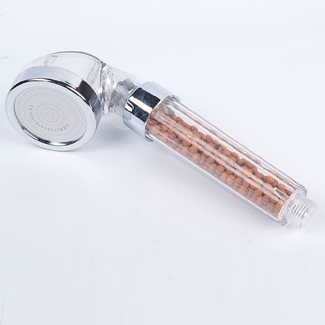 Tête de douche à main réglable avec billes ioniques négatives pour spa (1/5)