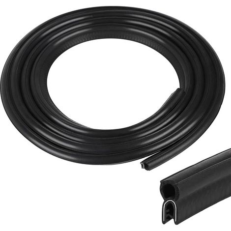 3M Gummitürdichtung, universelle EPDM-Kofferraumdichtung ohne Klebstoff für Wohnwagen, LKW, Garage, Maschinen, Schwarz Klebstofffreie Gummidichtung für Wohnwagen, LKW, PKW, Garage und Maschinen (1/5)
