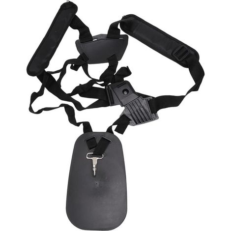 Correa de hombro universal para cortacésped, correa de deshierbe ajustable, correa de hombro para cortacésped, soplador de hojas (negra) (1/5)
