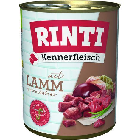 Rinti Kennerfleisch Lamm Dose 6 x 800g