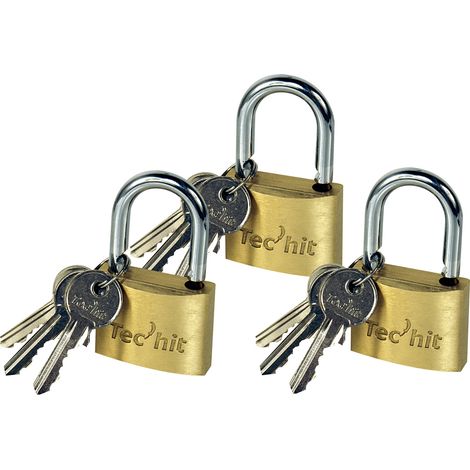 TEC HIT Jeu de 3 Cadenas - Laiton
