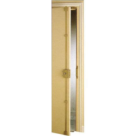Picard – Serrure électrique 3 points TRIDENT à tirage droite or – Mécanisme acier renforcé – Protection anti-effraction – Entraxe 60mm – Largeur 95mm