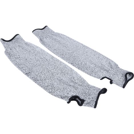 paire de manchons de protection de bras de 45 cm, niveau de protection 5, résistants aux coupures, pour le jardin. (1/5)