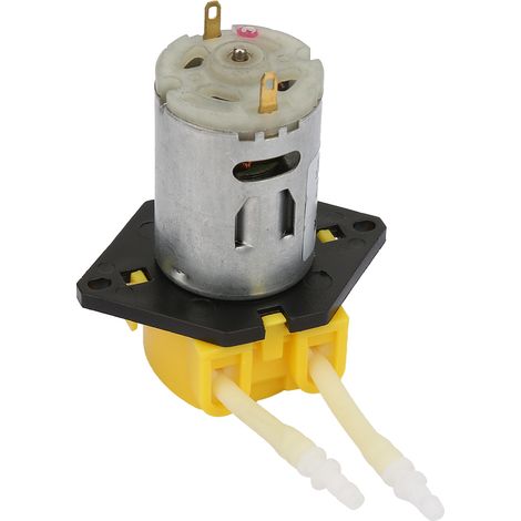 Gelbe DC12V Mikrofluidik-Peristaltikpumpe für Aquarien, Labore und Analysen 24mm (1/5)