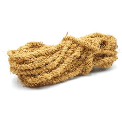 Cuerda BioCoco Cuerda de coco fuerte hecha de fibras naturales 6mm 15m (1/3)