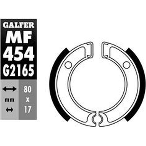 GALFER BREMSBACKEN VORNE/HINTEN YAMAHA PW 50 '80- (80X17MM) (Y501)