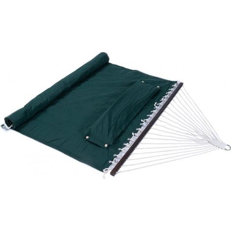 Xone Cuscino Imbottito per Amaca da Esterno 200x140 cm Portata 200 kg VERDE (1/5)