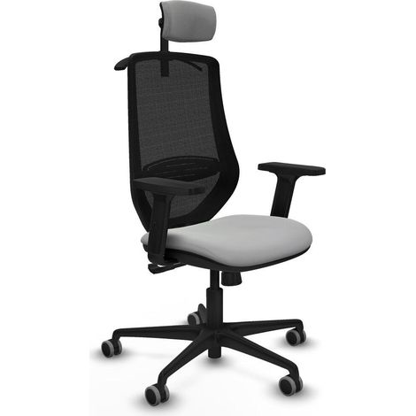 piqueras-y-crespo Silla Mardos gris claro para oficina