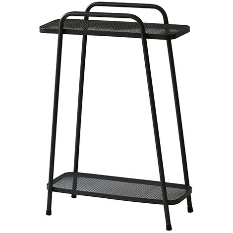 Modern Plant Stand 2 Shelf Tall