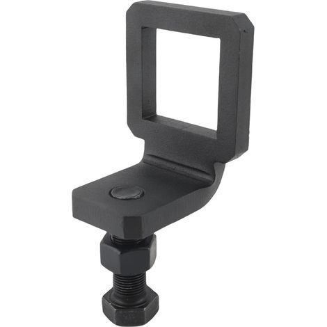 Pince de serrage d'attelage Anti-hochet, stabilisateur de remorque robuste avec revêtement en acier synthétique pour récepteurs de 2,5 pouces, noir mat (1/5)