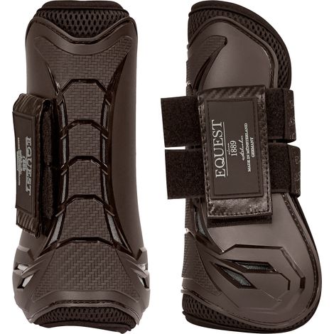 EQuest Xpert Gamaschen, 2er Set, Mocha, M - Schutz für das Pferdebein