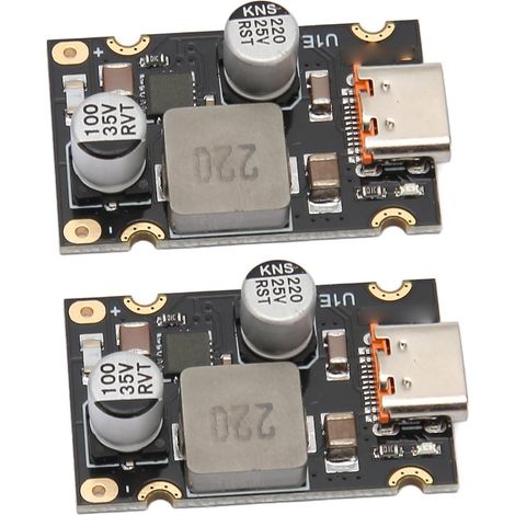 Module de Charge Rapide, 2 Cartes de Circuit de Charge Rapide de Type C, Compatibles avec BC1.2, QC2.0 3.0, MTK PE, PD2.0 PD3.1 PPS, Idéal pour l'intégration (1/5)