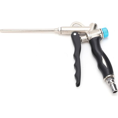 2-Wege-Ausblaspistole zum Staubblasen mit einstellbarem Luftstrom und verlängerter Düse (1/4 Zoll NPT, 150 PSI). (1/5)