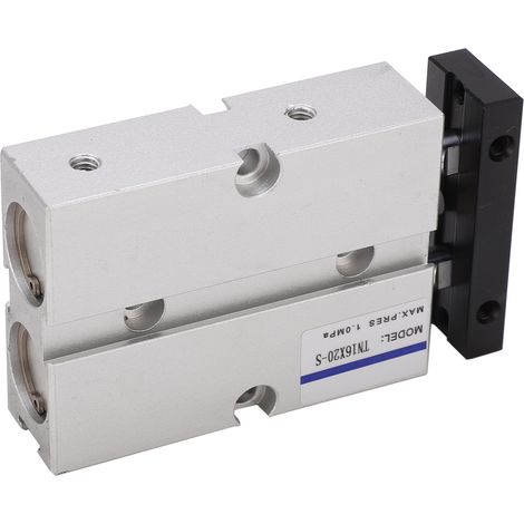 Vérin pneumatique à double effet en alliage d'aluminium antirouille TN16 0,10,9 MPa 10200 mm (TN16X20-S) (1/5)