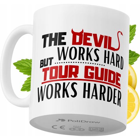 Lustiger Kaffee- oder Teebecher mit witzigem Textdesign für Reiseführer – ideal für Geburtstage, Namenstage, Feiertage und besondere Anlässe. Hochwertiger Becher für Zuhause, Büro und Arbeit. Farbe: W