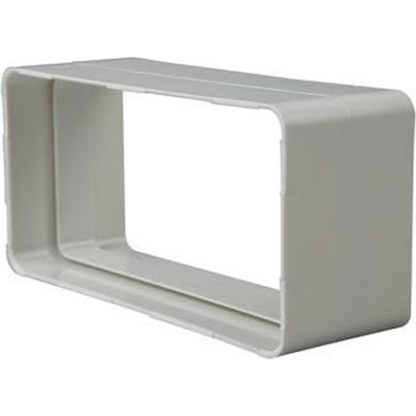 Raccord Rectangulaire 55x110 mm pour Aérateur Extracteur Connexion Ignifuge Résistant à l'Humidité et Haute Température