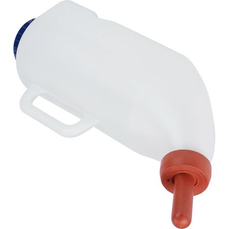 Biberon de 4L pour Veau avec Tétine Amovible et Poignée, Équipement d'Alimentation pour Bétail (1/5)