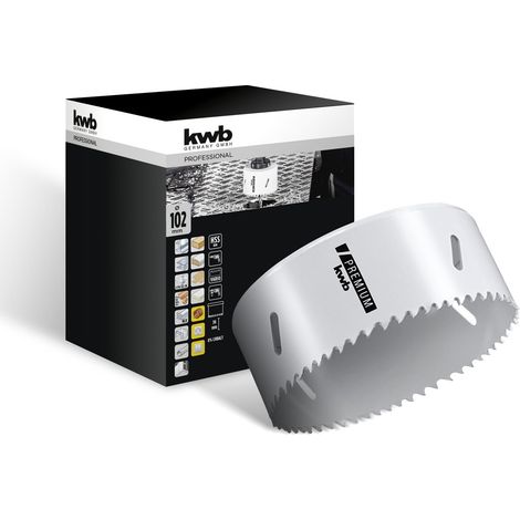 Scie cloche bi-métal HSS Ø 102 mm, 8% allié au cobalt avec denture Vario progressive et haute précision pour une utilisation polyvalente (1/5)