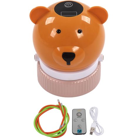 Corde à sauter automatique électrique avec télécommande, équipement fitness intelligent pour intérieur et extérieur, couleur jaune. (1/5)