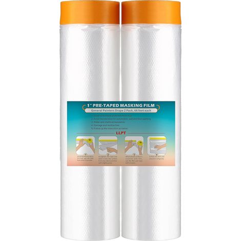 Pre-Recorded Masking Tape and Drape Film 270 cm (unfolded) x 20 m (1/5)