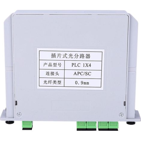 SC/APC Singlemode-Glasfaser-Splitter-PLC-Modul – 1x4 Hochwertiger Blade-Splitter