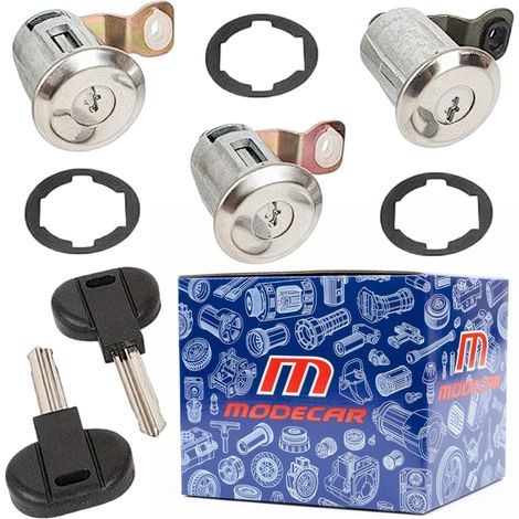 Citroen Berlingo 96-08 Türschloss-Einsätze + Kofferraumdeckel 3-teiliges Set (1/3)