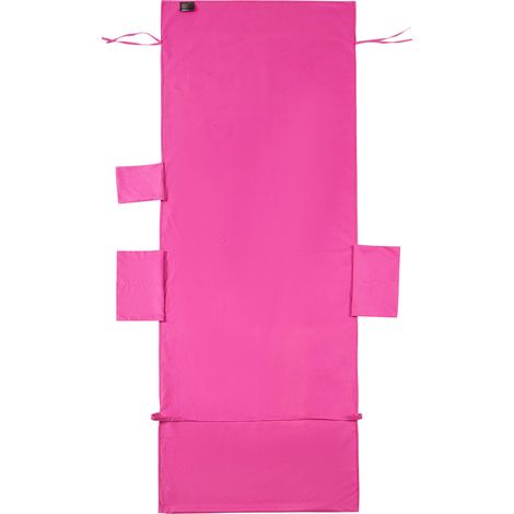 Housse de Chaise de Plage Longue en Microfibre, Serviette de Plage avec Poches de Rangement (1/5)