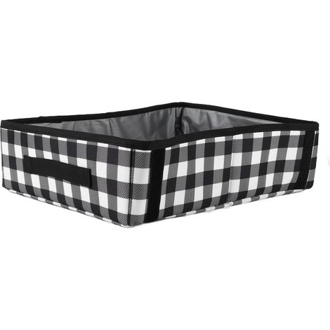 Bac à litière portable, léger, imperméable et pliable pour chats, idéal pour les voyages. (1/5)
