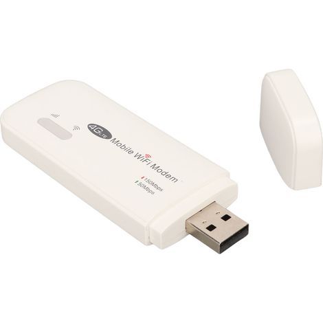 Routeur LTE sans fil 150Mbps, modem 4G WiFi avec emplacement carte SIM, plug and play, jusqu'à 10 utilisateurs, pour tablette, ordinateur portable et téléphone (1/4)