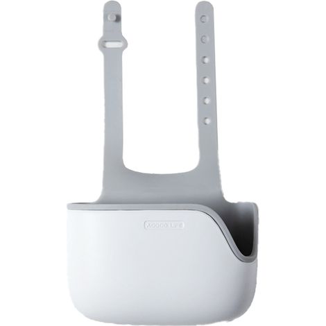 Porte-Éponge - Support Suspendu pour Robinet de Cuisine - Égouttoir avec Base Démontable - Pour Éponge Brosse Savon et Chiffon - 1 Pièce (1/5)