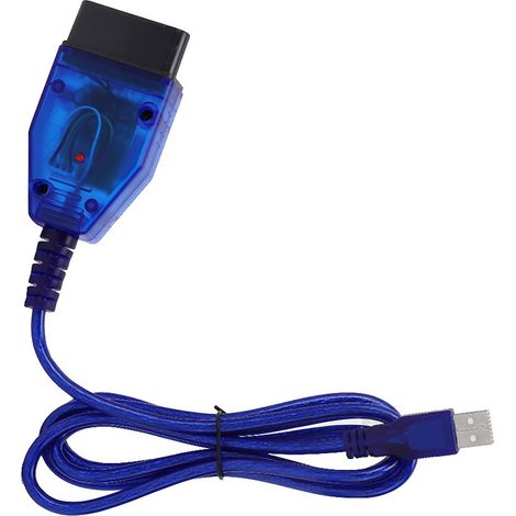 Diagnostic Auto KKL USB Cable pour Voiture Fiat - Testeur Scanner OBD2, Ligne de Diagnostic (1/5)