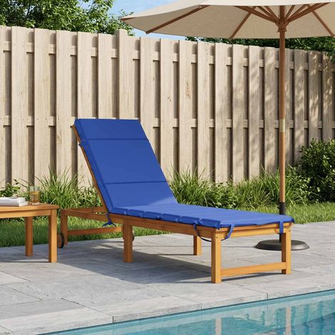 vidaXL Coussin de transat GEMERT 100 % polyester Bleu royal (1/5)