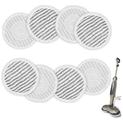 Lingettes de rechange pour les balais vapeur Shark S7001, S8001, S8201, S7201, S7000AMZ, S7000, S7005, S7020 et S7001C. Lavables et efficaces pour éliminer la saleté. (1/4)