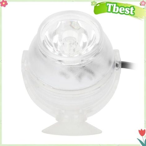 Tbest Lumière de réservoirs de poissons LED Projecteur LED animalerie fond Spot à sept couleurs (avec prise d'alimentation USB) (1/5)