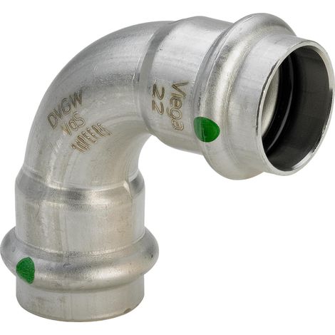 VIEGA Coude I/I 90° Sanpress Inox Acier inoxydable 18mm