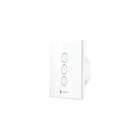Interrupteur à rideau connecté Wi-Fi 2.4 GHz – Contrôle tactile – Compatible Alexa et Google Home – Timer intégré – ABS retardateur de flamme