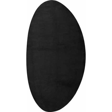 vidaXL Carpet HUARTE Black 80 x 150 cm Polyester