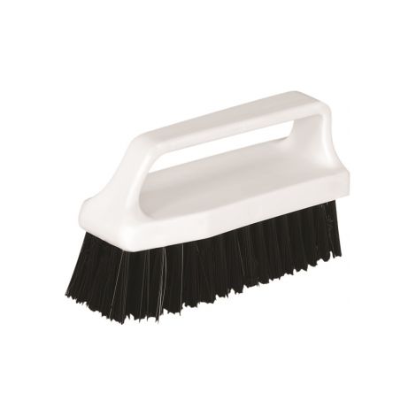 Cepillo Manual Línea Flotación  Soporte Polipropileno Azul  Pelo Blanco  Limpiador de Mano Especial Piscina