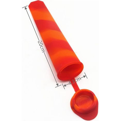 Silikon-Eisformen mit Deckel – 6er-Set – Bunt (1/5)