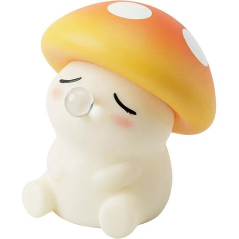 Veilleuse Champignon Rechargeable USB, Toucher Silicone, Lumière Douce, Lampe de Décoration pour Chambre, Dortoir et Table de Chevet, Pat Money (1/5)