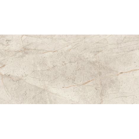 Carrelage effet Marbre Blanc Himalaya 120x60x0,9 cm Mat Sorvella - Sol et mur intérieur (vendu par carton de 1,44 m²) - RO'MA CARRELAGE