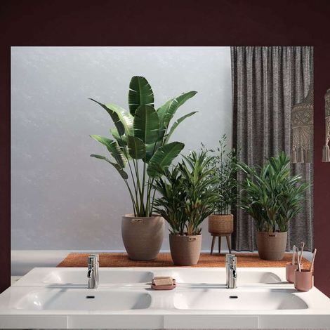 Specchiera rettangolare senza cornice L. 80 x H 75 x P 4 cm