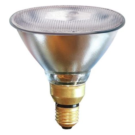 Kerbl Infrarotlampe klar 250 W, Wörmelampe för Schweine + Geflögel, Stalllampe