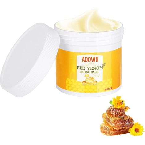 Baume De Cheval Baume, Baume Pour Cheval crème De Massage, Horse Balm, Crème de massage musculaire, Soulager les tensions musculaires après l'exercice (1/5)