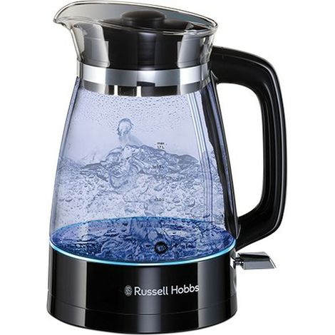 Russell Hobbs Kettle Classic Glass 1,7l black Schwarz 26080-70 2608070 (26080-70) (1/5)