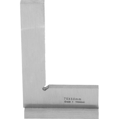 High-precision 90-degree flat carbon steel right angle ruler with seats, engineer's tool 2 (1/5)