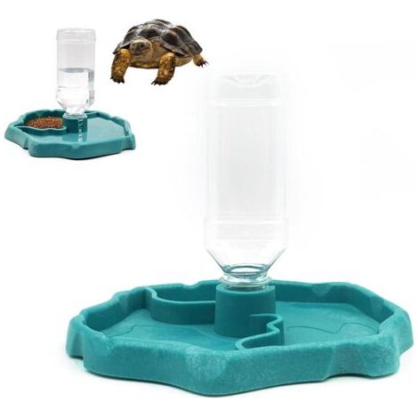 Sollbry Distributeur d'eau pour Reptile-Distributeur Reptiles 2 en 1 - Automatisée - Convient pour Tortues, Geckos (1/5)