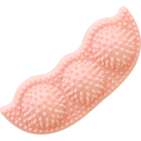 Erbsenförmige Welpen-Kauspielzeuge, bissfest, interaktiv und für das Zahnen geeignet, fördern die Zahnreinigung und die Zahnfleischmassage (rosa). (1/5)