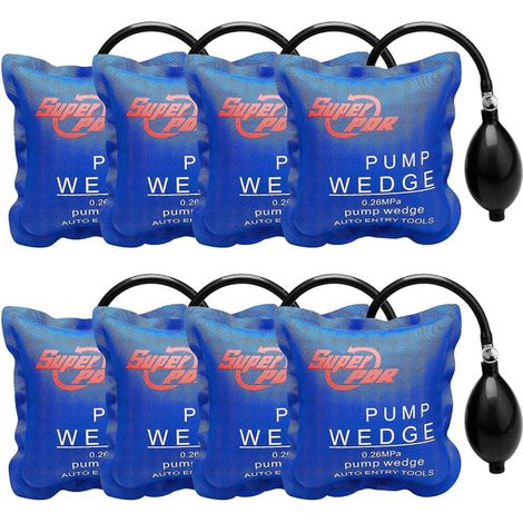 Aufblasbares Hebekissen mit Pumpe, jedes Stück trägt 200 kg, Hebehilfe für schwere Möbel, Aufblaskeil, 8er-Set, Max Winbag (1/5)