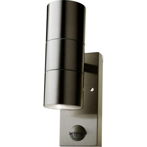 V-TAC VT-7622PIR 7503 LED-Außenwandleuchte   GU10  Edelstahl